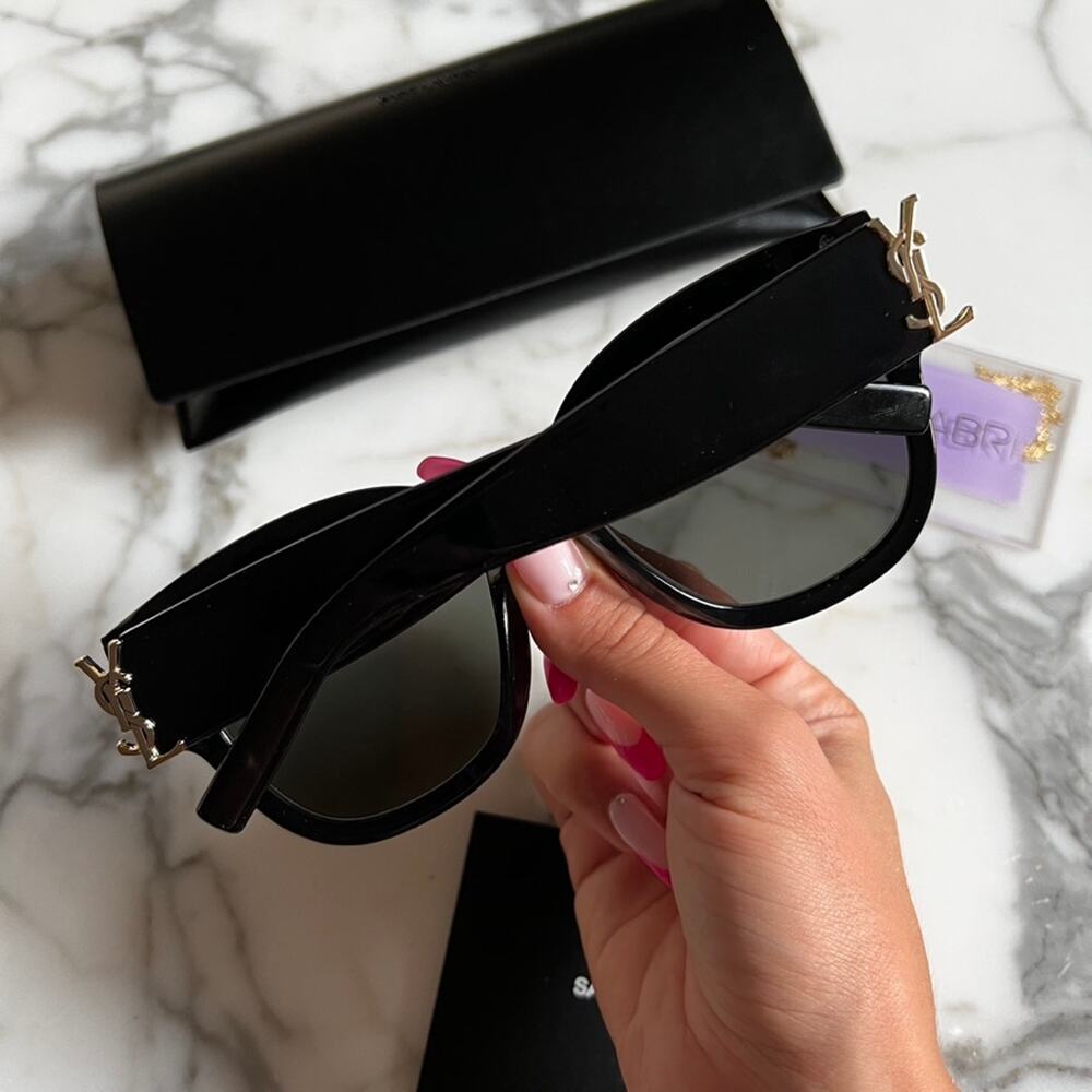 Saint Laurent Black Sunglasses - Picture 5 of 10